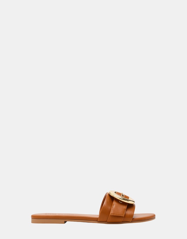 Steve Madden - Marta Tan Leather Sandals