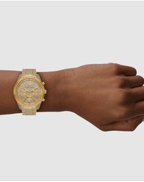 Michael Kors - Lexington Gold Chronograph Watch