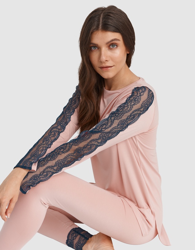 Oh!Zuza - Lace Trim Pyjama Set