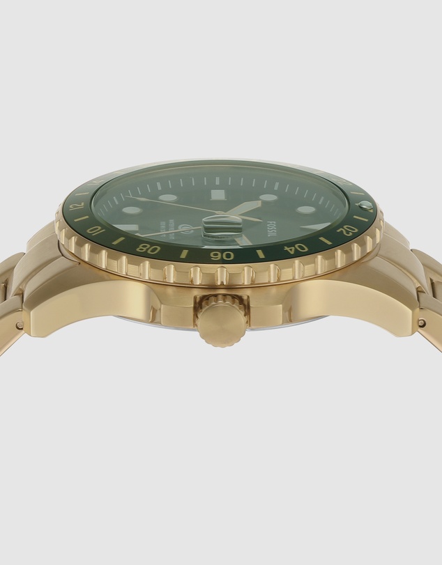 Fossil - Fossil Blue Dive Gold Tone Analogue Watch