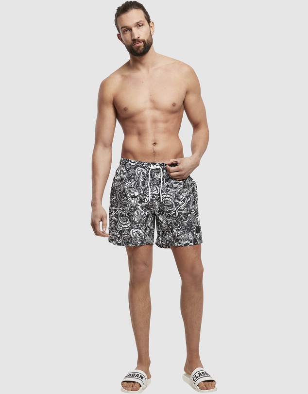 Urban Classics - Pattern Swim Shorts