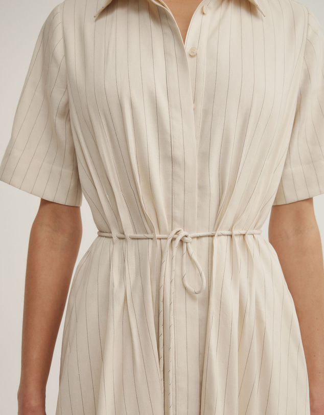Witchery - Drawstring Shirt Midi Dress