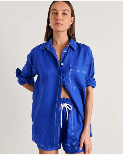 Jag - Gigi Linen Relaxed Shirt