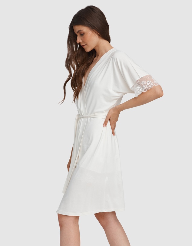 Oh!Zuza - Lace Trim Robe