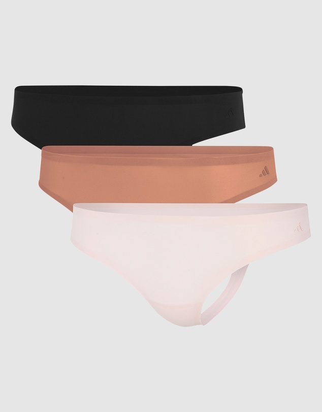 adidas Sportswear - 3 Pack Active Light Flex Thong Underwear