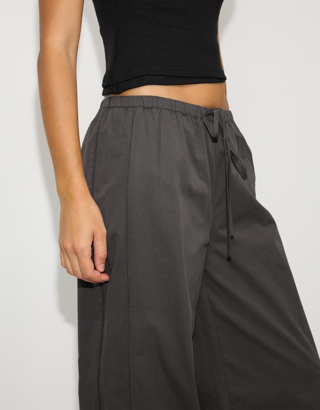 Dazie - Mist Drawstring Wide Leg Pants