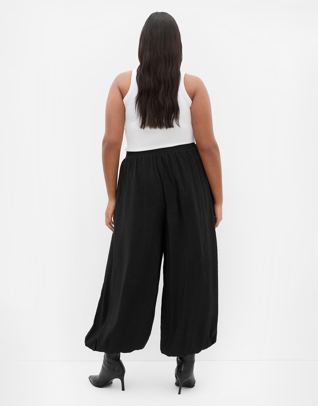 City Chic - Plus size Flow Harem Pant - black