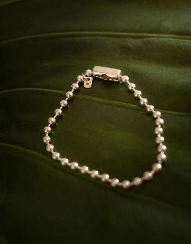 Kuzzoi - ICONIC EXCLUSIVE - Ball Chain Bracelet in 925 Sterling Silver