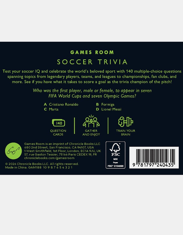 Games Room - Soccer Trivia