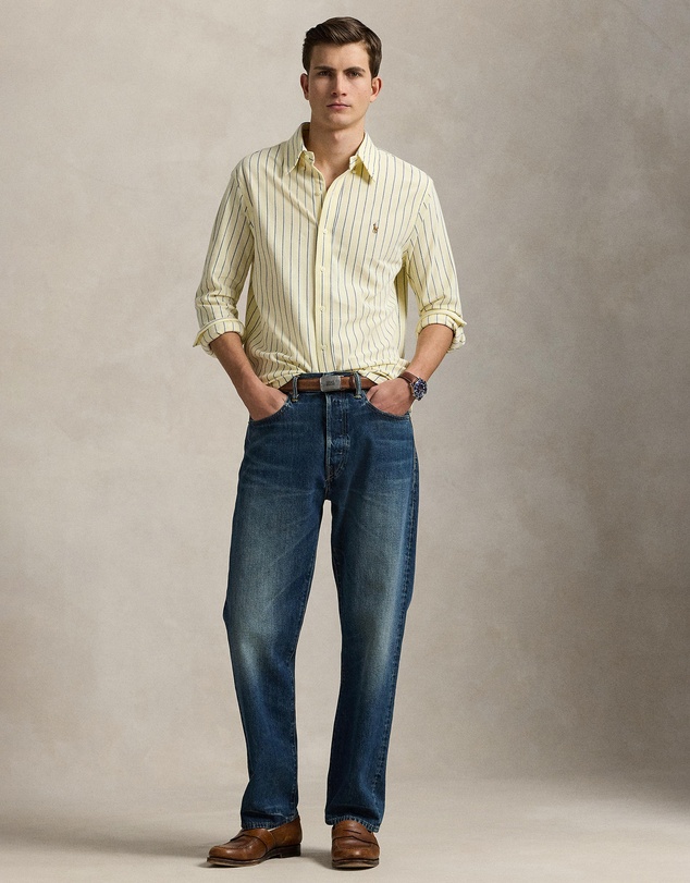 Polo Ralph Lauren - ICONIC EXCLUSIVE - Striped Knit Oxford Shirt
