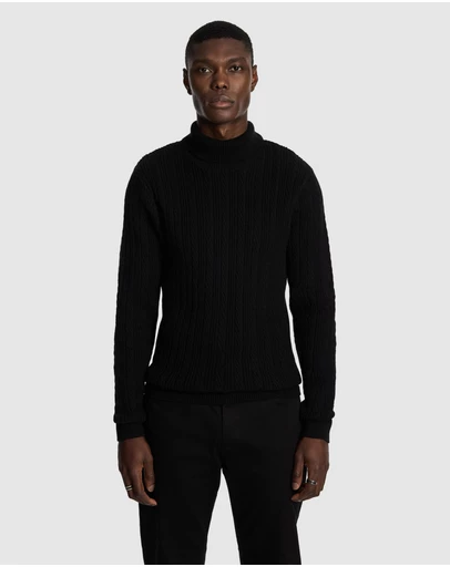 yd. - Jimmy Roll Neck Knit Jumper