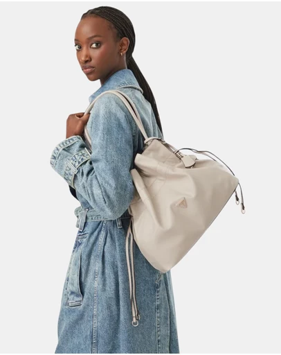 GUESS - Karima Drawstring Tote Bag