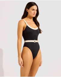Seafolly - Band Wave Belted Retro Tank One Piece