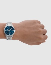 Emporio Armani - Silver Tone Chronograph Watch