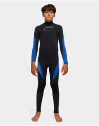 Quiksilver - Boys 8 to 16 4/3 Mercury Chest Zip Wetsuit