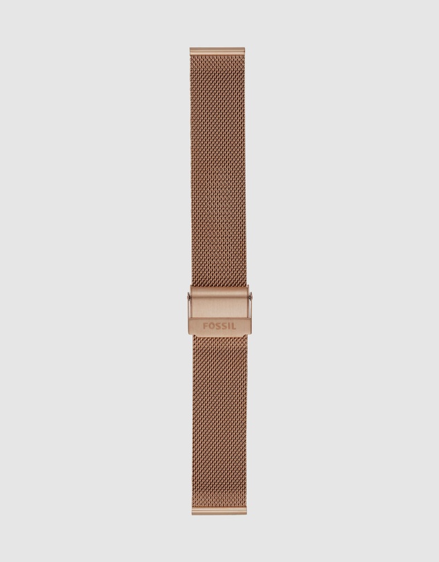 Fossil - Rose Gold-Tone Strap Bar - Ladies