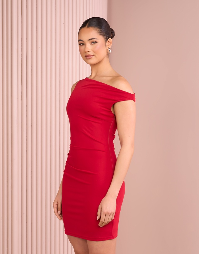 Azzurielle - Cory Off Shoulder Mini Dress