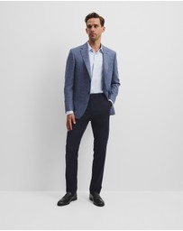 Country Road - Regular Wool Blend Houndstooth Jacket