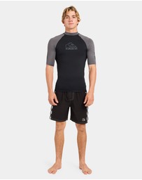 Quiksilver - Mens On Tour Short Sleeve Rash Vest