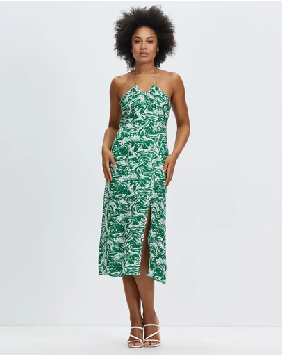 Third Form - Marble Draw In Slip Dress