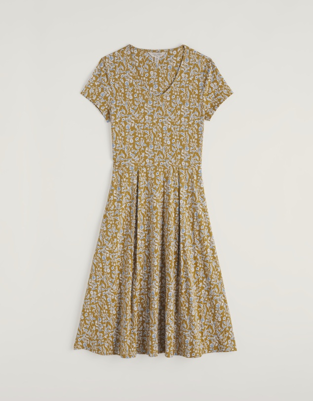 Seasalt - Seasalt Cornwall Yellow Pier View Jersey Dress