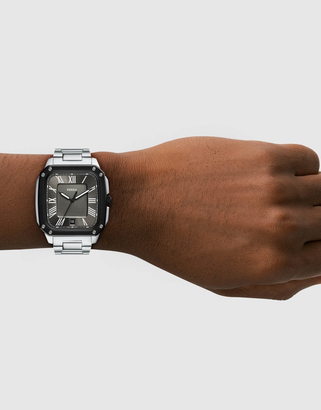 Fossil - Crosby Silver Tone Analogue Watch