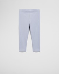 Country Road - Organically Grown Cotton Blend Solid Rib Legging