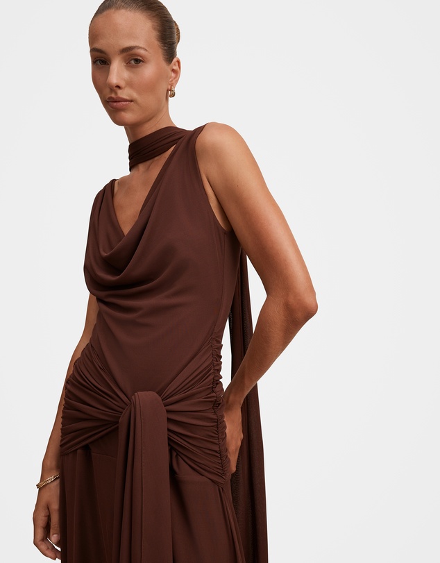 Forever New - Vivianne Scarf Tie Maxi Dress