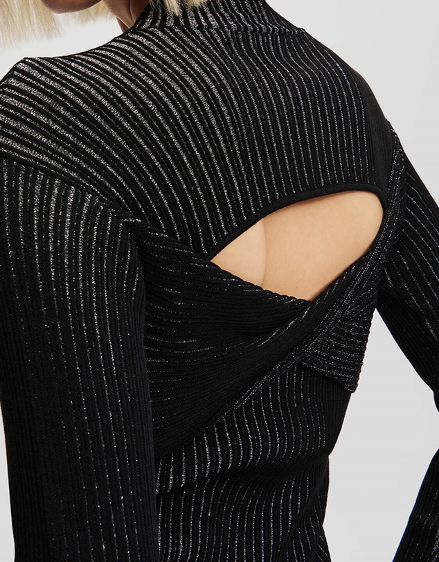 Karl Lagerfeld - Lurex Knit Top