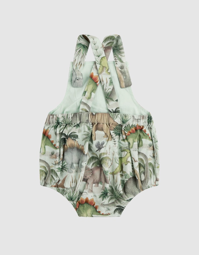Fleur Harris - 'Prehistorica' Brontis Romper in Olive Leaf