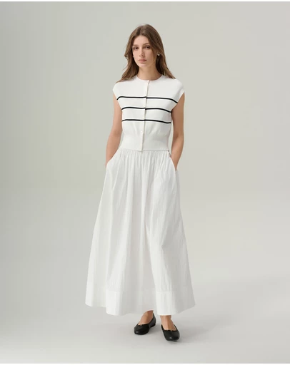 IDA+S - Effie Cotton Midi Skirt
