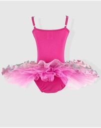 Pink Poppy - Rainbow Butterfly Tutu Hot Pink