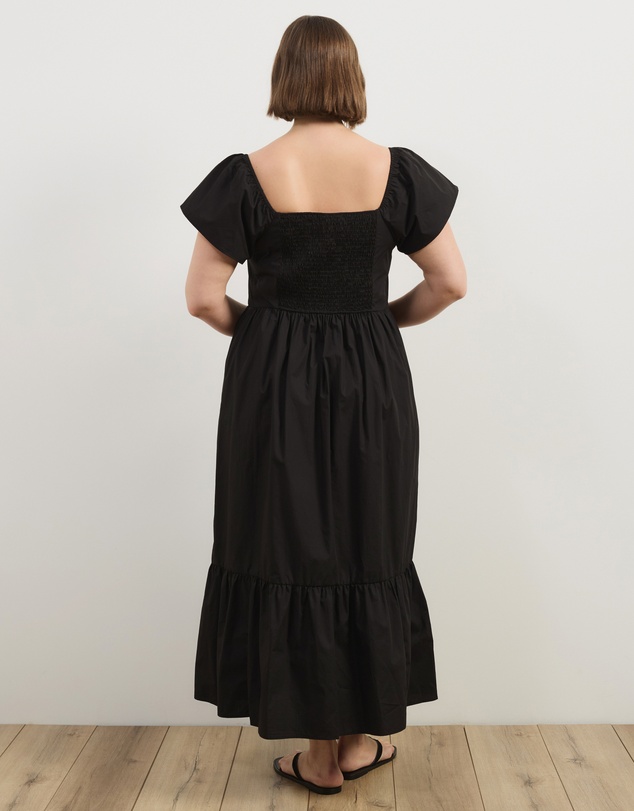Atmos&Here Curvy - Andy Cotton Poplin Midi Dress