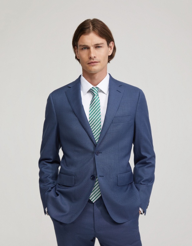 Oxford - Byron Luxury Half Canvas Wool Suit Jacket