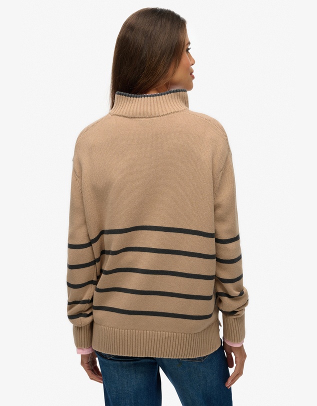 Superdry - Cotton Half Zip Knit