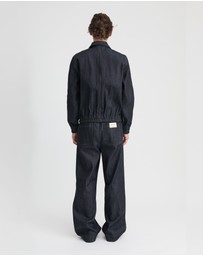 Madre Natura - Fig Denim Bomber Jacket