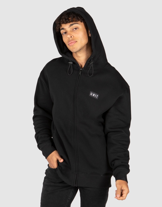 UNIT - UNIT Stack Mens Zip Thru Hoodie