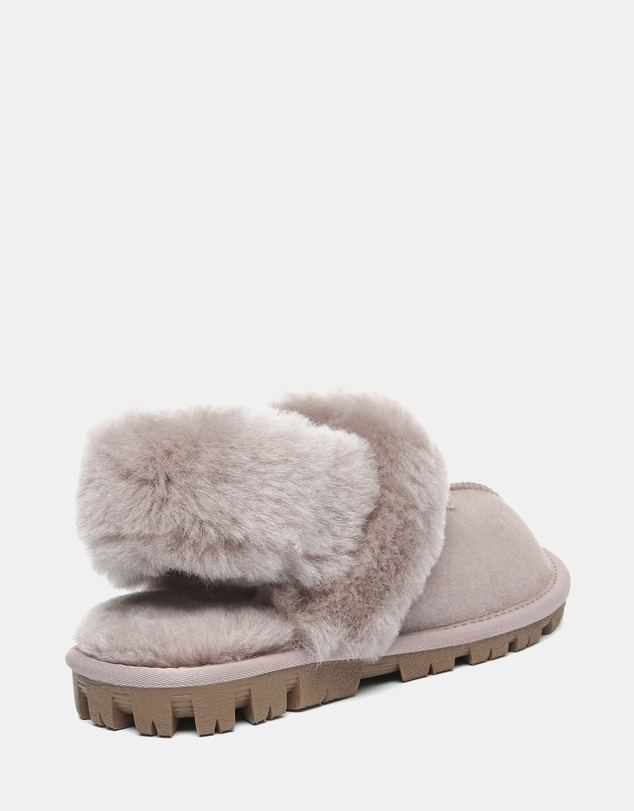 EVERAU - Australian Shepherd Ugg Waffle Fluffy Double Faced Sheepskin Upper House Shoes