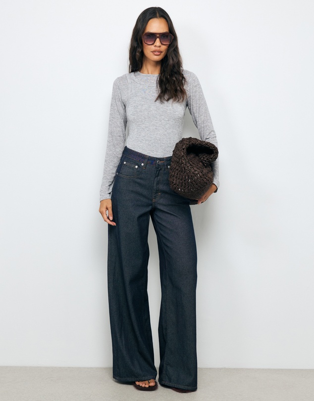 AERE - Tara Layered Jersey Top