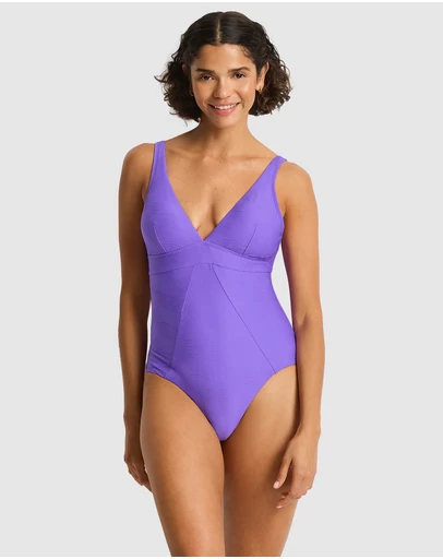Sea Level Australia - Zen Scoop Back Panel Line One Piece