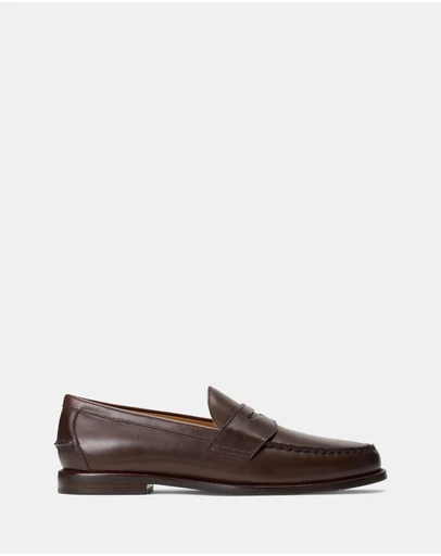 Polo Ralph Lauren - Alston Burnished Leather Penny Loafers - Men's