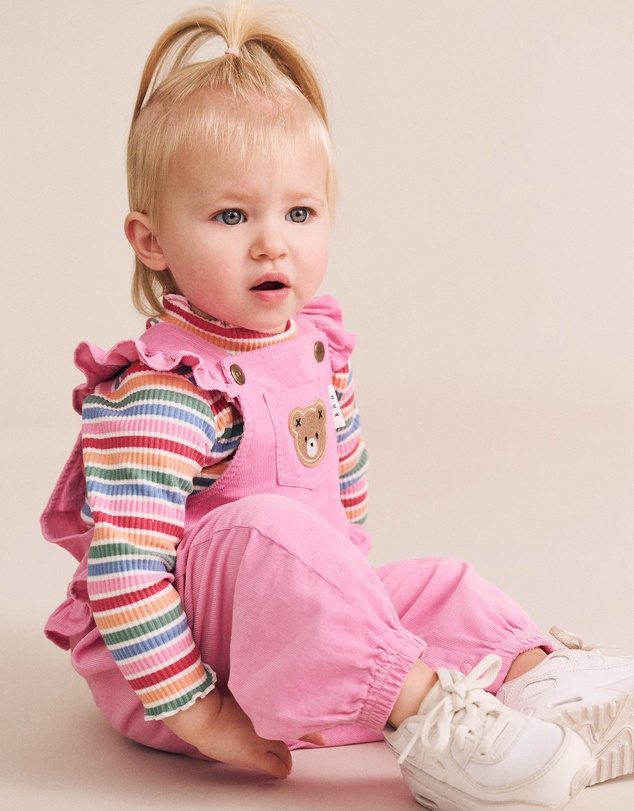Huxbaby - Tutti Frutti Stripe Rib Skivvy - Babies-Kids