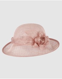 Max Alexander - Sinamay Dusty Pink Fashion Hat
