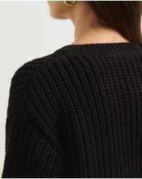 Atmos&Here - Gracie Chunky Button Through Cardigan