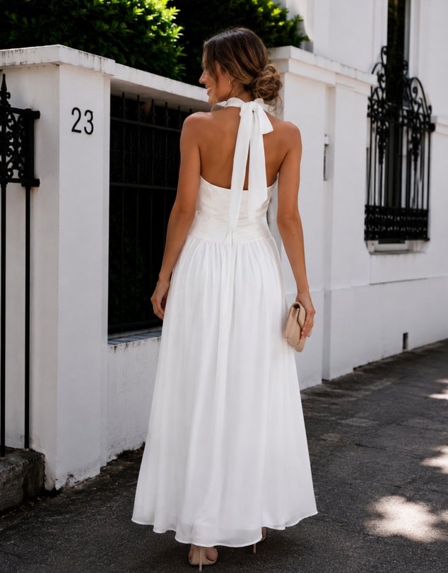 Esther & Co - Francille Dress - White