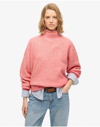 Superdry - Slouchy Mock Neck Jumper