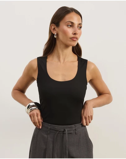 Atmos&Here - Jersey Scoop Neck Tank