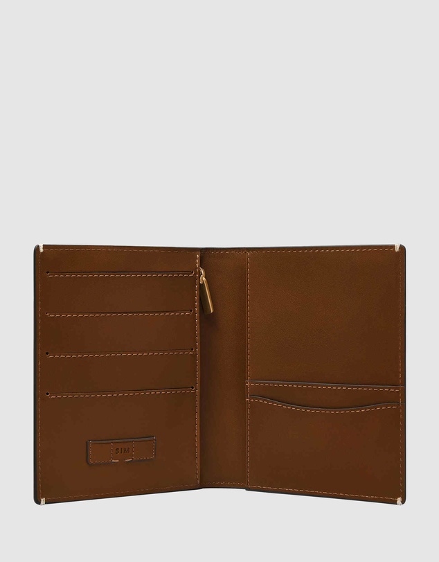 Fossil - Westover Brown Travel Passport Wallet