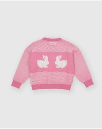 Goldie + Ace - Bunny Knit Cardigan - Babies-Kids