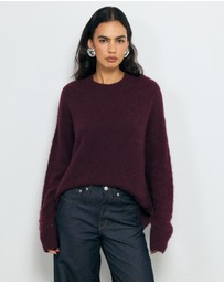 AERE - Jori Wool Blend Oversized Knit Jumper